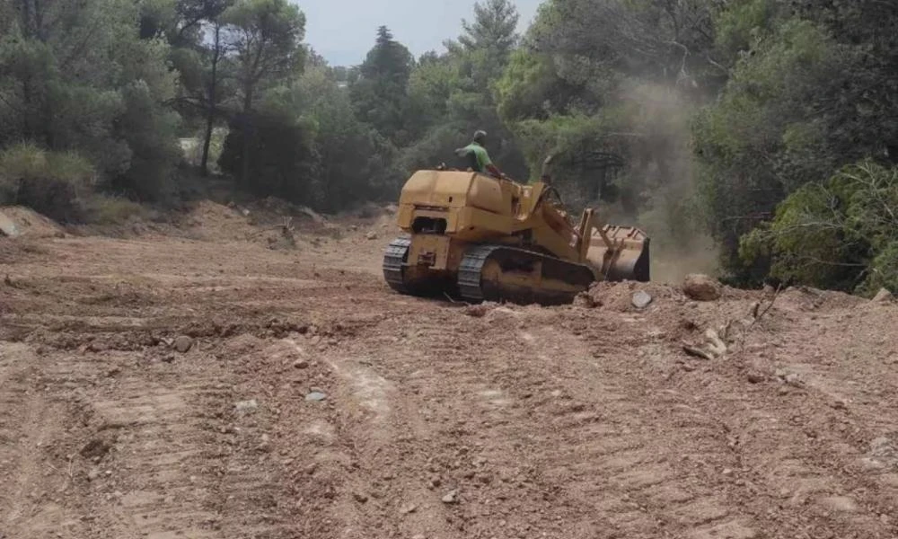 Φωτιά στην Πάρνηθα: Έργα για την ενίσχυση των αντιπυρικών ζωνών (βίντεο)